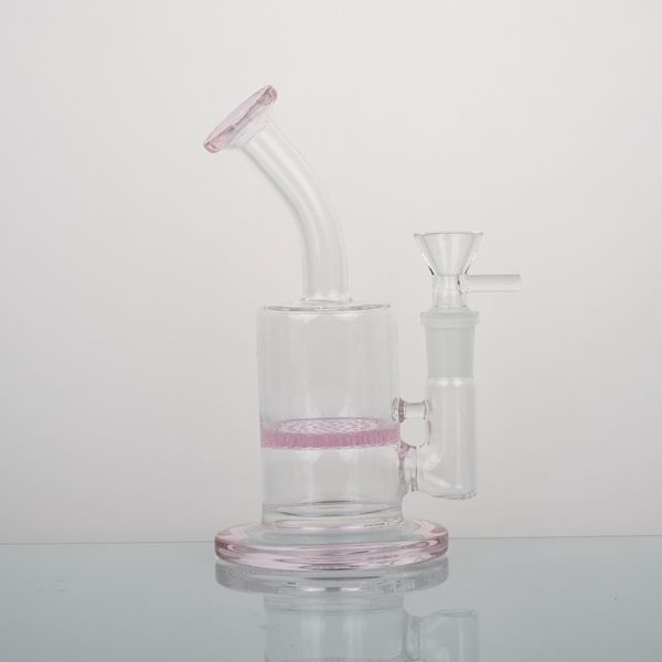 

Wholesale New Release Pink Filter Cute DAB Rig Water Glass Pipe Glass Smoking Bong Water Pipe Smoking Accessories