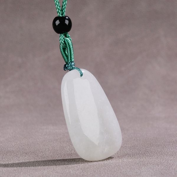 

Natural White Jade Brand Necklace Personalised Pendant Pendant For Women Stones Pendants Sister Necklaces Good Fashion Jewellery Ornate Jewels