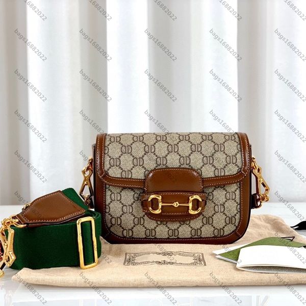 

luxury handbag 1955 horsebit vintage saddles messenger bag women shoulder crossbody bag designer chain bag flap crossbody strap messenger ba