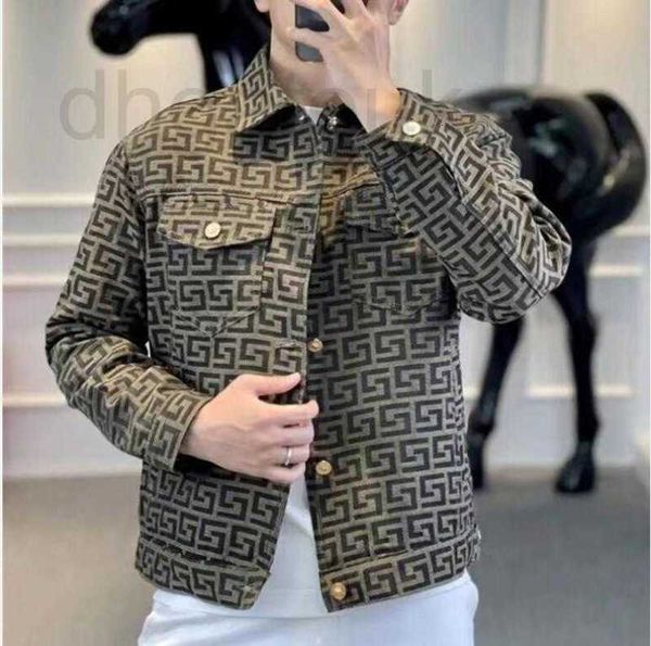 

Men's Jackets Designer Fashion designer Mens Denim jacket Spring Autumn Outwear Windbreaker clothes Coat Street Style Clothing JNV3, W1