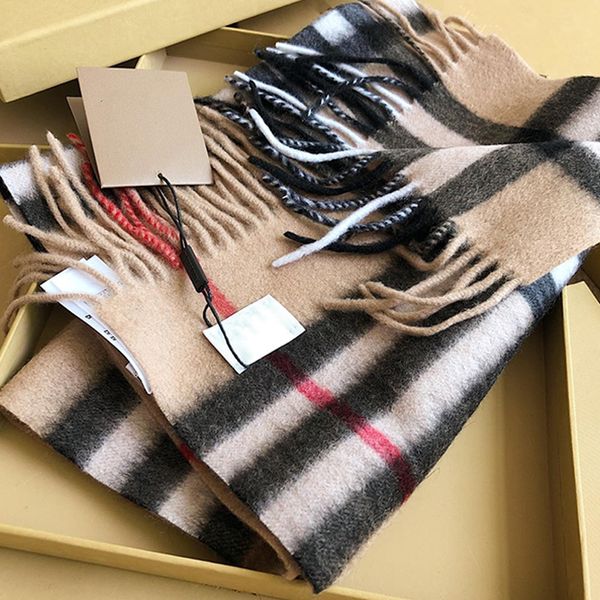 

Hats Scarves Sets Scarves Stylish men women cashmere classic plaid designer scarvf soft luxury autumn and winter long holiday gifts must have 9 styles TU1Y