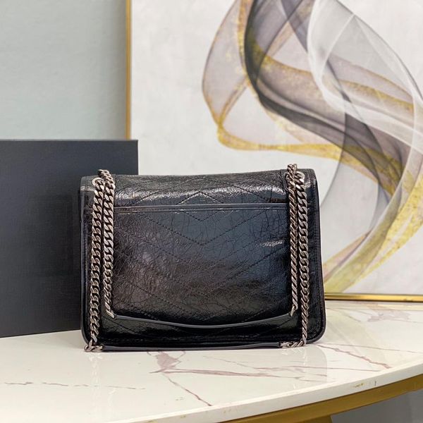

Women Fashion Designer Bag Solid Color Classic Shoulder Bags Interior Compartment Crossbody Bag Large Capacity Messenger Bags N1K1 Free Ship, Sheepskin3