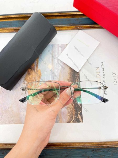 

Fashion Designer Cool sunglasses 2023 new Kajia frameless metal leopard head female tide ocean glasses male CT0056O