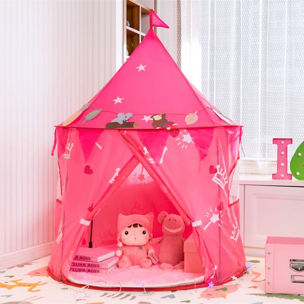 

crown pattern children's tent princess small tent circus baby yurt castle