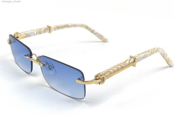 

Designer Square Polarized Sunglasses Sunglasses for Women Mens Buffalo Horn Carti Glasses UV Protection Acatate Resin Eyeglass Luxury Brand Eyeglasses 8 Color 461