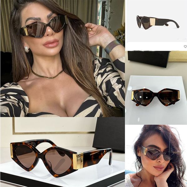 

Classic and atmospheric high-quality designer 1:1 beach hip-hop party fresh graffiti turtle colored sunglasses with irregular frame 4396 sexy and cute woman