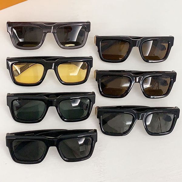 

Designer Classic Sunglasses Fashion Beach Party UV400 Acetate Square Frame Lens with Pattern Suitable for Personalized Women and Men