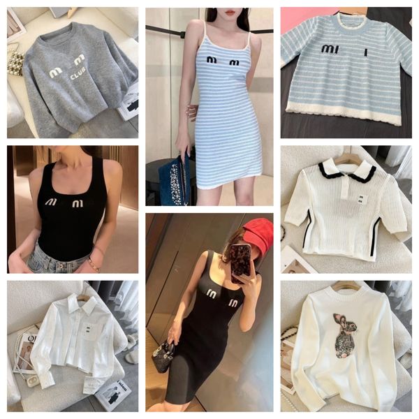 

T-shirts Women's Cotton-blend Tee Top Printed Embroidery Designer Suit Dresses Sleeve Shorts Lady Long Sweatshirts Sweater Hoodies Femme Vintage Tank Cropped