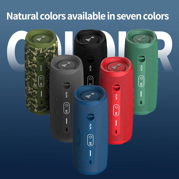 

FLIP6 Wireless Bluetooth Speaker Mini flip6 Waterproof Portable Speakers Outdoor Stereo Bass Music Multi color selection