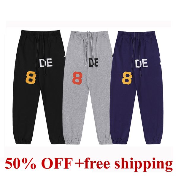 

Designer Jogging Pants Mens Letter Printed Cotton Jogger Men's Full Length Trousers Male Woman Designers Sweatpants Autumn, Blue