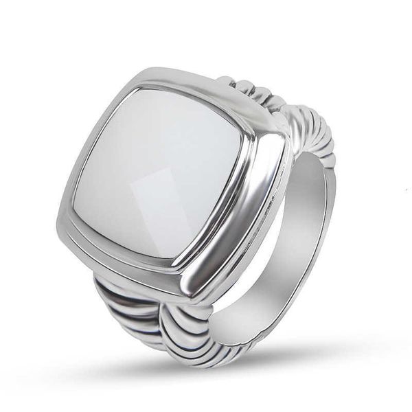 

Designer DY Ring Luxury Top Square 14MM Popular Classic Cable Button ring Accessories Hot Selling Ring Accessories jewelry fashion Romantic Valentine's Day gift