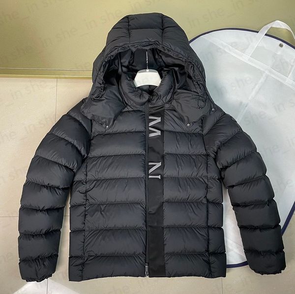 

Mens Puffer Jackets Winter Woman Coat Fashion Down Parkas Coats Classic Thick Hooded Pavin Puff Jacket Designer Man Womens Outerwear S-2XL, Black