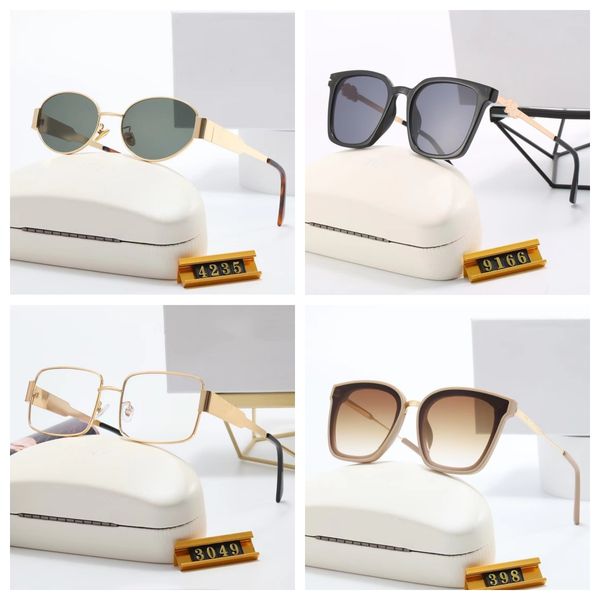 

New Top Look Men and Women UV Protection Triomphe Sunglasses Triumphal Arch Versatile Ins Tiktok Glasses Ellipse Sunscreen