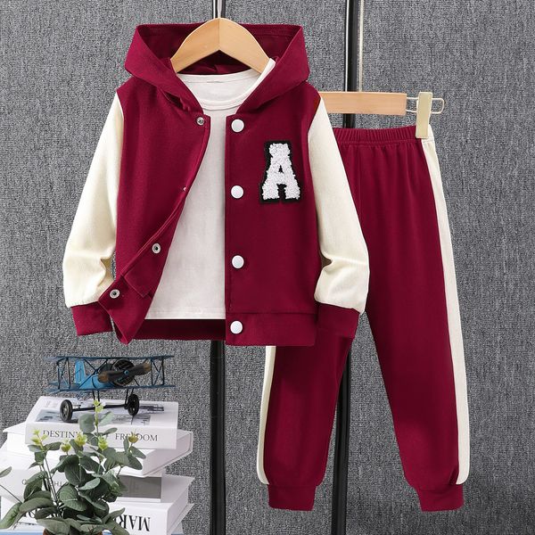 

Clothing Sets 2023 Autumn Big Boy Suit 8 18 Years Long Sleeve Hooded Overcoat Pants Kids Clothes Spring Fashion Children Winter Set 230914, Tz23089a-og