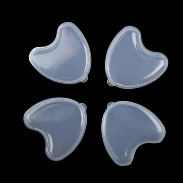 

modern minimalist small item storage box, PP peach heart box, high transparency plastic packaging box, printable logo