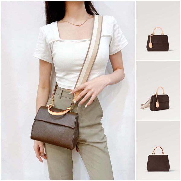 

Vintage Tote Bag High-Quality Top Designer Handbag Shopping Crossbody Travel Handbags PU Leather Luxury Totes Artwork Shoulder Bags Wholesale, Brown