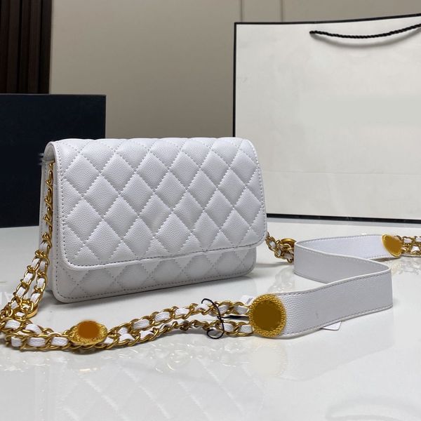 

5A Luxurys Designers Handbags Shoulder Bags Fashion women quality High crossbody Handbag classic chain Gold Coin Wealth bag Clutch Totes 2023 ladies Purses Wallet, Cbb