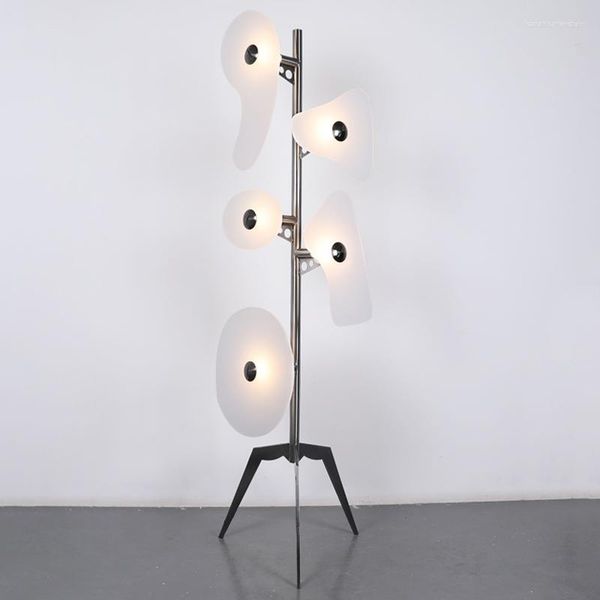 

Lamps Floor Nordic Creative Art Design Acrylic Shade Led Lamp Living Room Home Decor Sofa Corner Standing Light Bedroom Bedside