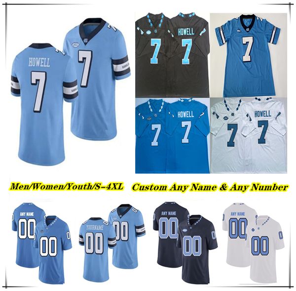 

NCAA College North Carolina Tar Heels UNC Football Jerseys Drake Maye Omarion Hampton Paysour British Brooks J.J. Jones John Copenhaver Gavin Blackwell Power Echols, White