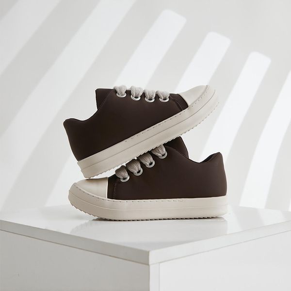 

little white shoes, New Simple and Versatile Candy Color High Top Shoes Personalized Series Thick Lace Fashion Shoes Couple Board Shoes, Customize