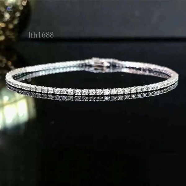 

Xiy Cheap Solid Gold 1Carat Diamond Square Fashion Tennis Chain Bracelet For Men
