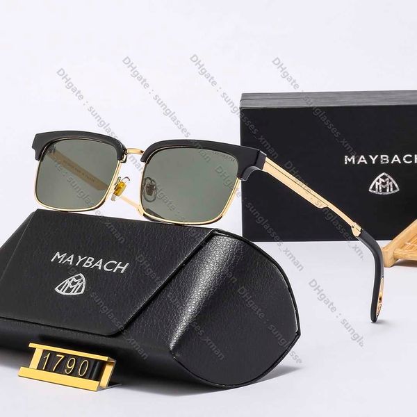 

Fashion Designer Cool sunglasses New Half frame Men's High end Handsome Trendy Sunglasses Outdoor Driving Tourism