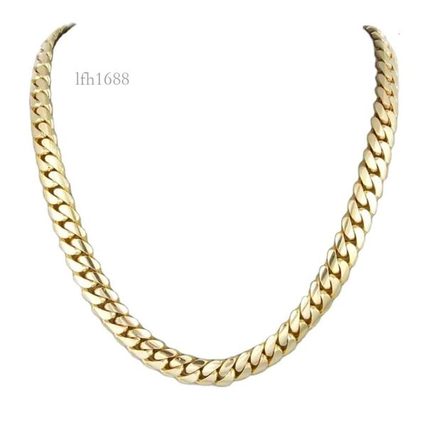 

Hiphop Miami Cuban Chain With D Color Moissanite Diamond Plated Private Label