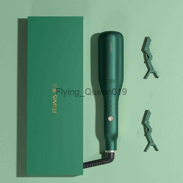 

Hair Curlers Straighteners RIWA Corn Whisker Curling Iron Fluffy Splint Professional Straightener Styling Tools Wand Wavers Curler Portable 220226 0918