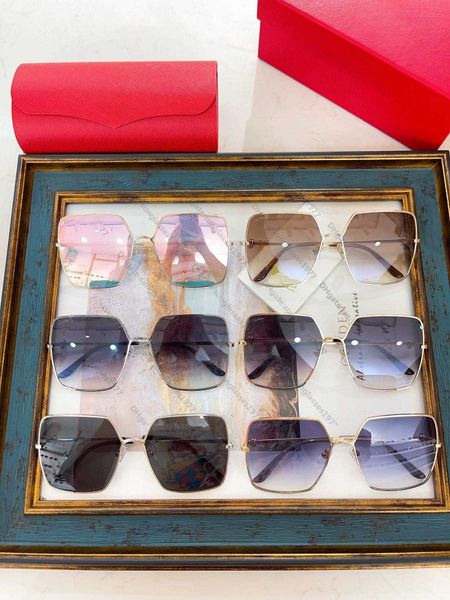 

Fashion Designer Cool sunglasses 2022 new box fashion Polarized Sunglasses Large Frame Women's trend