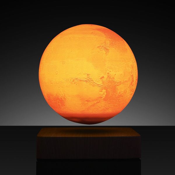 

Magnetic Levitating Floating Mars Lamp, 3D Print Floating Marsr, LED Table Lamp, Beside Night Light Touch Control, Birthday Gifts