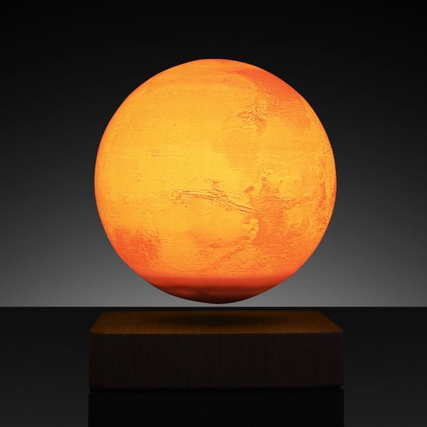 

Magnetic Levitating Floating Mars Lamp, 3D Print Floating Marsr, LED Table Lamp, Beside Night Light Touch Control, Birthday Gifts