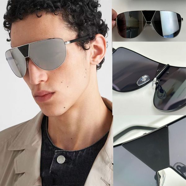 

High quality designer sunglasses aviator style cycling and surfing irregularly fitted frame with letters SPR69 on the legs sporty and cool for men and women