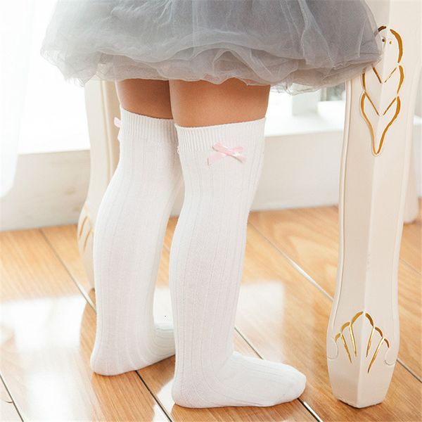 

Pairs Kids Years Newborn Baby For Girls Bow Leg Warmer Toddler Knee High Infant Girl Soc Clothes Accessories New d638, White