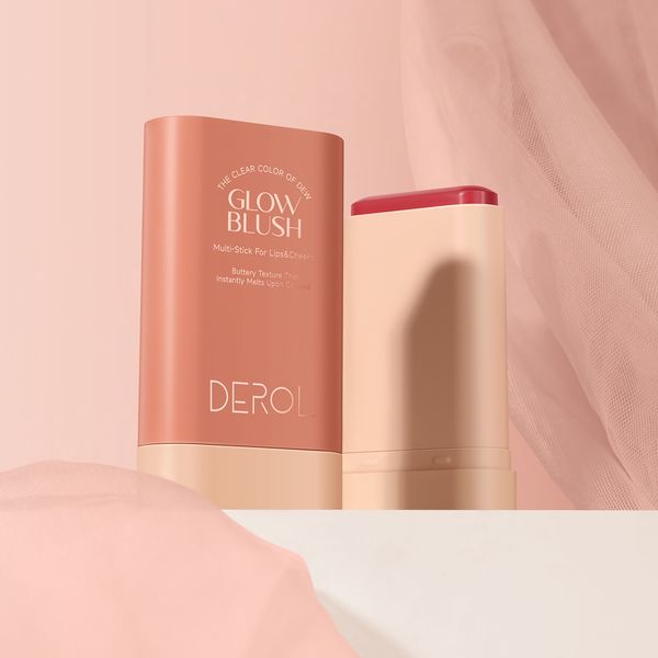 

Whispering Softly Glow Blush Stick Clear Color of Dew Multi-stick for Lips Eyes and Cheeks 30g Buttery Rosy Touch Natural Matte Makeup, 03 ruby