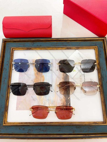 

Fashion Designer Cool sunglasses small frame square Sunglasses men and women couple driving street shooting concave shape glasses sun visors tide Counter quality