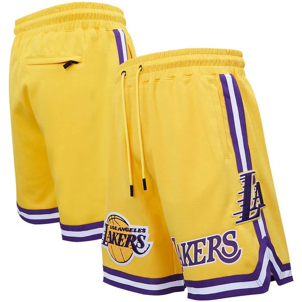 

Graphic Printing Letter Embroidery Workout Short Quick Drying Sportwear shorts Summer Polyerster Drawstring Man Basketball Shorts Lakers M-3XL, Customize