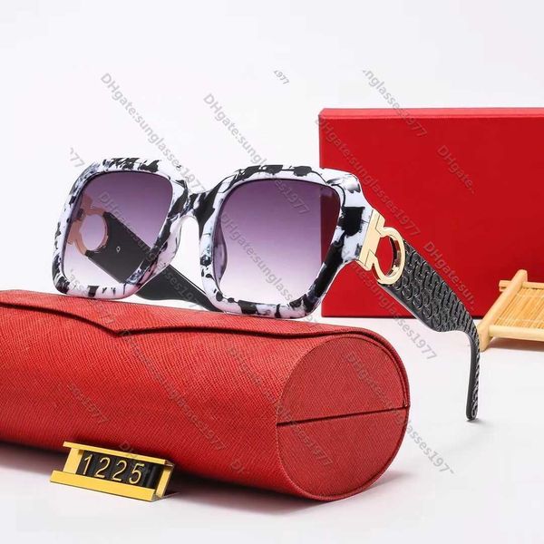 

Fashion Designer Cool sunglasses 2022 new fashion large frame men's and women's couple's Sunglasses driving street shooting glasses Star