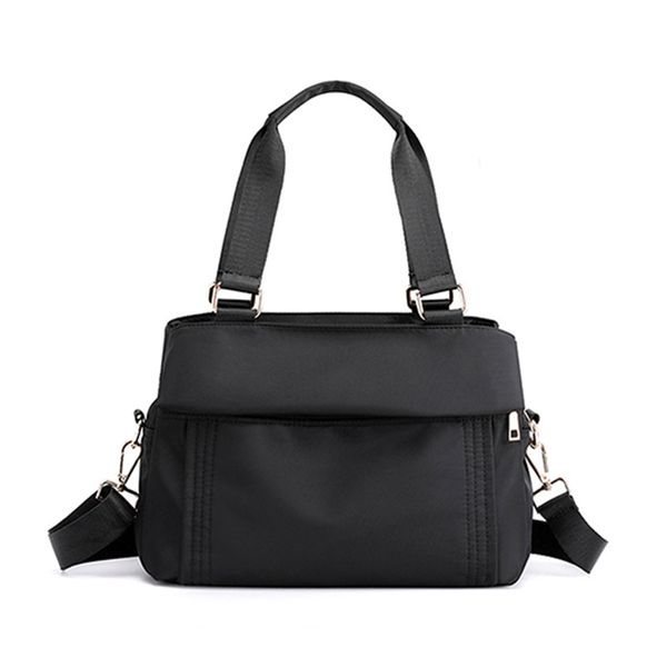 

designer tote Women's handbag, crossbody bag, nylon cloth, Oxford canvas bag, multi-layer multi pocket teacher bag, Black