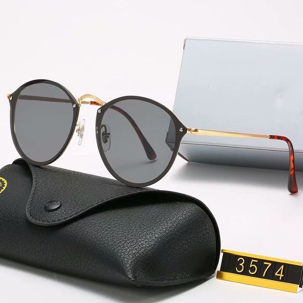 

2023 Brand design Sunglasses women men designer Good Quality Fashion metal Oversized sun glasses vintage female male UV400 adfjfdcj