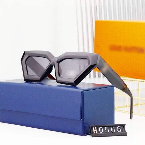 

Sunglasses lens Top polaroid designer womens Mens Goggle senior Eyewear For Women eyeglasses frame Vintage Metal Sun Glasses With Box leopard OS 0568 gift