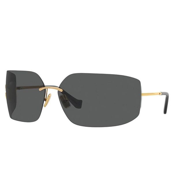 

Designer Sunglasses Luxury Men and Women Driving Beach Fit Face Shape Borderless Mirror with Metal Symbol Decoration MU54YS Business Men and Women Edition