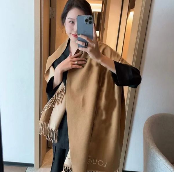 

2023 Winter Fashion Design Jacquard Scarf Women's Pashmina Warm Thick Shawls Scarfs BY7Q