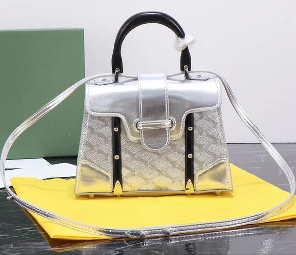 

luxurious Women Shoulder Bags New Designer Bag Sac Mini Saigon Genuine leather Handbags graffiti cowskin Lady Fashion Bags Wooden handle Evening bag 9A quality, Colour 1