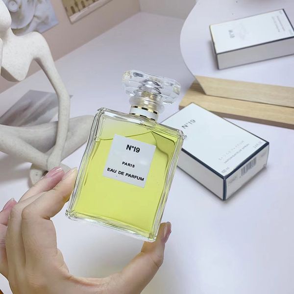 

Womens Perfume N19 Designer Ladies Spray EDP Cologne 100 ML Natural Brand Female Long Lasting Pleasant Fragrance for Gift 3.4 FL.OZ Sexy Charming Scent Wholesale