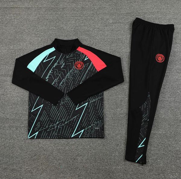 

2023 2024HAALAND soccer tracksuit DE BRUYNE MANS CITIES GREALISH STERLING FERRAN FODEN MAHREZ 23 24 training suit uniforms men kids kit sets