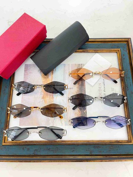 

Fashion Designer Cool sunglasses New metal polarized personalized trend classic round frame with myopia glasses Counter quality