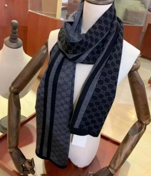 

2023 Scarves Ladies Shawls Big Letter Wraps Pattern Wool High Quality Plaid Neckerchiefs Print Pashminas 30*180cm WXIL