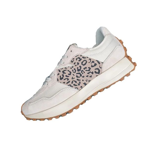 

Sports Shoe Fashion men women skateboard street shoot new 327 leopard print black white and gray Yuan Zu High end quality, 16h