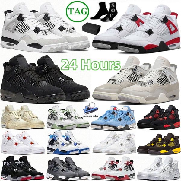 

Jumpman 4 4s Red Cement Black Cat white oreo thunder j4 pure money Shoes cactus kaws University Blue jack military pine Sail Green Seafoam Bred navy Metallic Orange