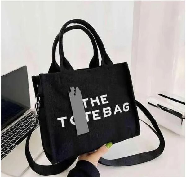

High capacity Marc totes bag Large the tote Shopping canvas lady designers shoulder handbags womens purses top handle clutch crossbody square travel pochette bags, Red